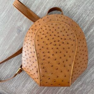 Authentic ostrich convertible bag from Africa